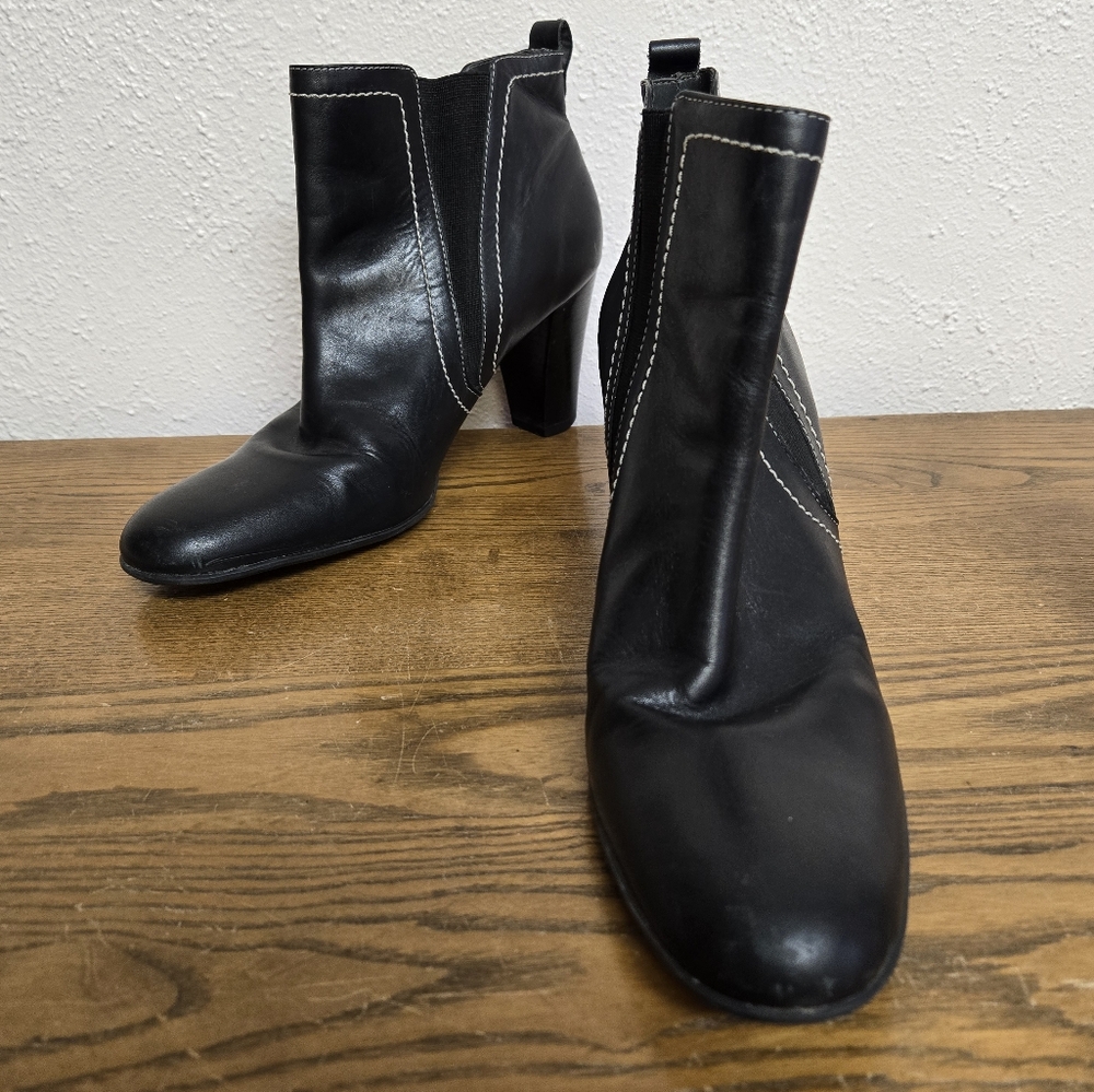 #24 Connie Black Booties Size 10M